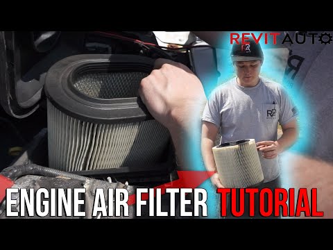2018 Ford F-350 Engine Air Filter Removal Quick How-To