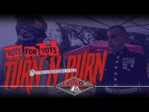 Toys For Tots at Turn N Burn 2020