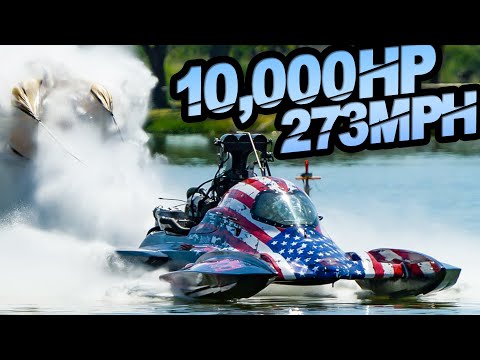 10,000HP Drag Boats | 273MPH in 3 Seconds! (World's FASTEST Drag Boats)