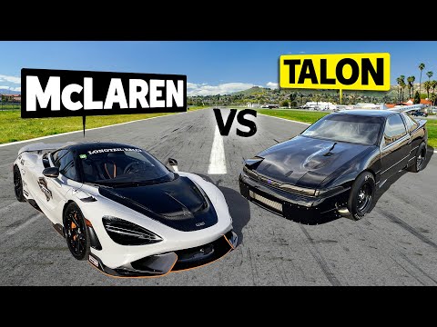 Built-motor Eagle Talon vs Stock McLaren 765LT Supercar // THIS vs THAT