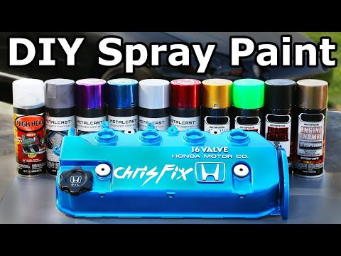 How to PROPERLY Spray Paint (Valve Covers and Engine Parts) |