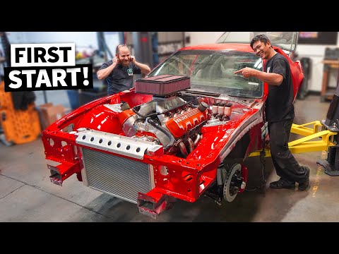 632 cubic inch Chevy Big Block ROARS to life! First Start of our 1000hp Gen 3 Camaro build