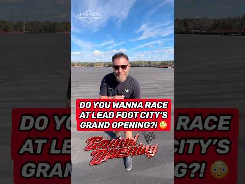 Will You Be Racing At Lead Foot City’s Grand Opening⁉️😳🏁 #shorts #cars