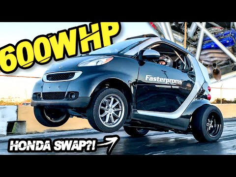 600HP Honda Powered Smart Car 