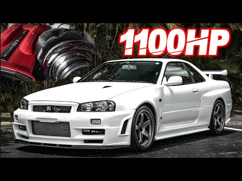 1100HP RB26 GTR Gettin’ Rowdy on the Street - Fastest Skyline R34 in the USA?! (40PSI + 9500RPM)