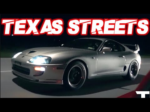 TEXAS STREET RACING! (PART 2) 1300HP Supra - 1200HP GTO - 1300HP Z06 - 1000HP GT500 - 900HP ZR1