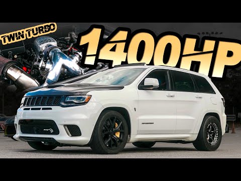 1400HP Jeep Trackhawk - The World's FIRST TWIN TURBO TRACKHAWK! (