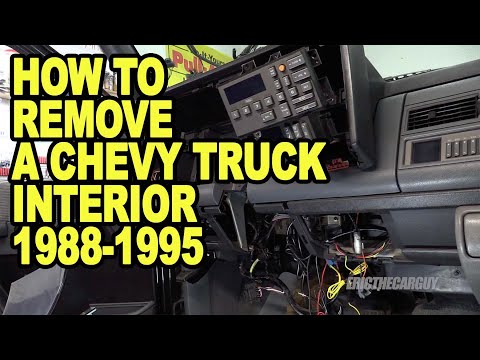 How To Remove a Chevy Truck Interior 1988-1995 #ETCGDadsTruck