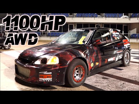 AWD Civic UPSETS Domestic Muscle! 1100HP 