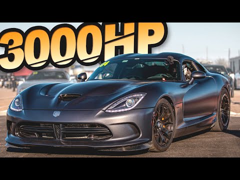3000HP Turbo Street Viper! Air Shifted Sequential + 400 Shot Nitrous (2400lb-ft OF TORQUE)