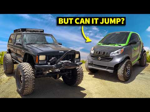 Off-Road Recovery Jeep XJ vs Lifted Smart Car // THIS vs THAT Off-Road