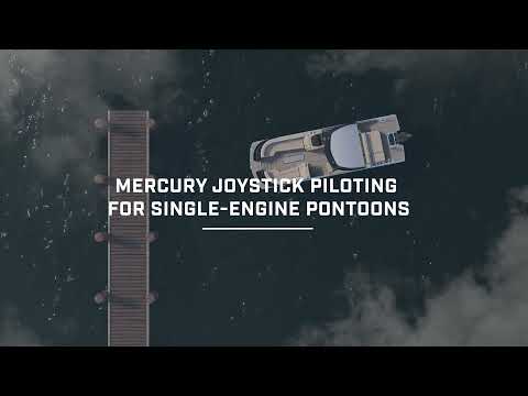 Mercury Joystick Piloting for Outboards for Single-Engine Pontoons