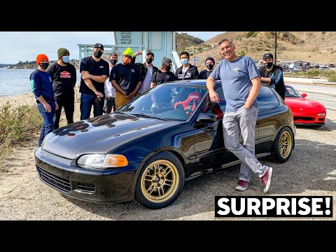 We Surprise Nads With His New Honda Civic EG Build, It Rips! (Part 2 of 2)