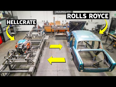 Operating on our Rolls Royce Party Shredder! Bodywork, chassis, & unwrapping!