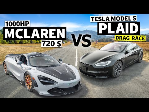 1000hp McLaren 720S vs Tesla Model S Plaid // This vs That