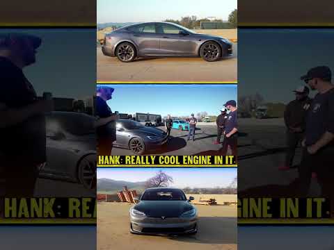 Tesla Plaid vs Hank Iroz's 1700hp Twin Turbo R8 #dragracing #noprep #shorts