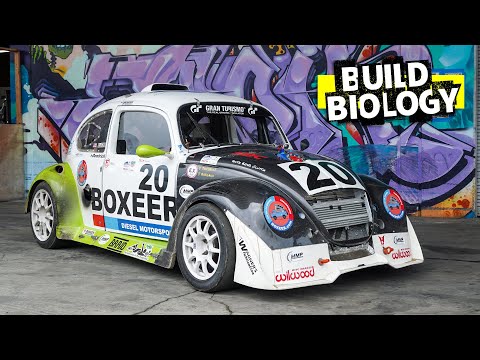 Porsche PDK Swapped, Compound TurboDiesel VW Beetle Pikes Peak Hillclimb Special