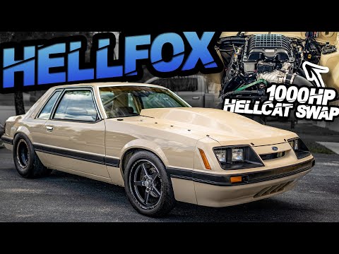 1000HP “Hellfox” Hellcat Powered Foxbody Mustang | The Perfect Foxbody Swap?!