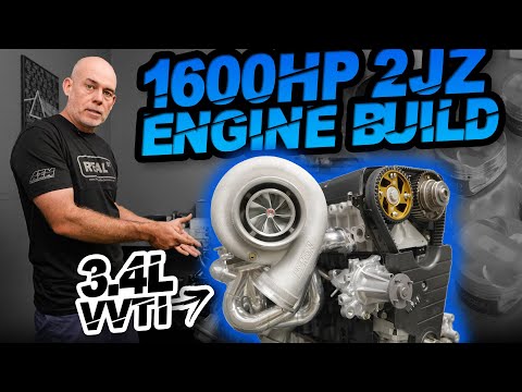 Building a 1600HP 2JZ-GE VVTI | 3.4L Stroker (Engine Build - Jay’s Tech Tips)