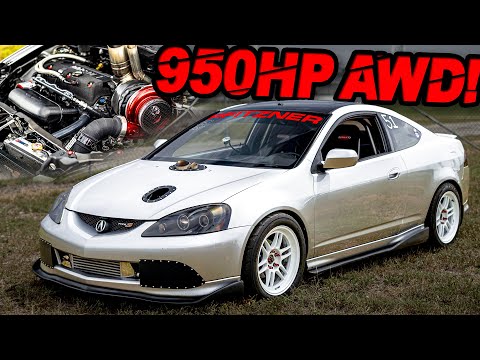 950HP AWD RSX Dominates Exotics! 