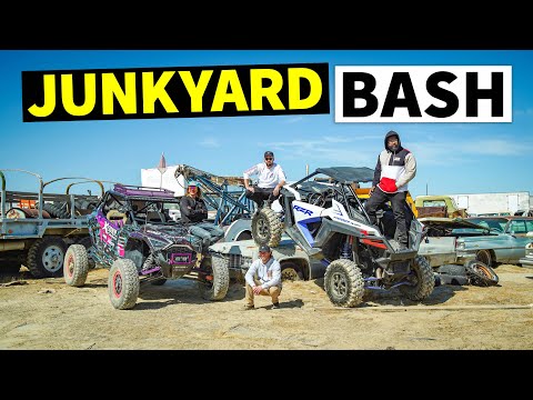 Turning a Junkyard Into a Private Racetrack! Who’s the Fastest Through Our Apocalyptic Course?