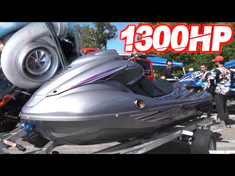 1300HP Turbo Jetski 115MPH + $20,000 Grudge Race! (65PSI OF BOOST + NITROUS!)