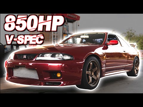 850HP R33 GTR V-Spec 