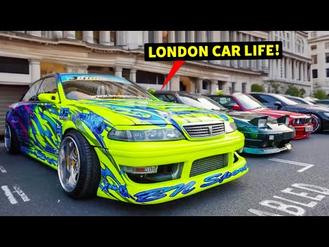 Drift-spec JZX100 Mark II, Zimax RX-7, '66 Coupe DeVille, Venga World London’s got it ALL!