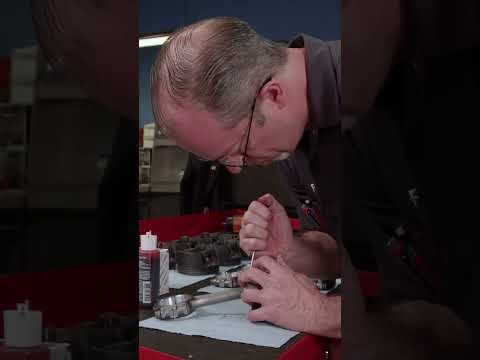 Salvaged Small Block Chevy Assembly