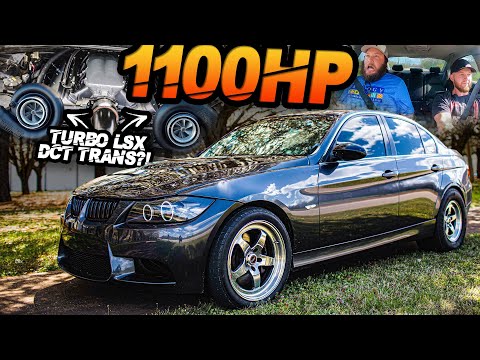 1100HP BMW 335i - Turbo LSX with M3 DCT Trans?! (SCARY FAST)