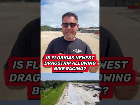 Is Floridas Newest Dragstrip Allowing  This Racing?! 🏁🏍️ #shorts #racing