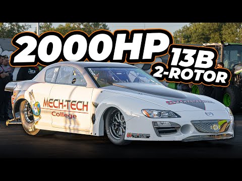 2000HP 13B 2-Rotor | The Worlds QUICKEST Rotary (1500HP Per Liter!)