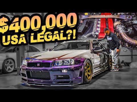 $400,000 USA Legal R34 GTR?! STREET PULLS + JDM Collection (R32 | R33 | R34 | R35)