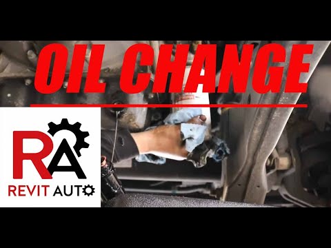 How to change the engine oil on a 2018 Ford F250