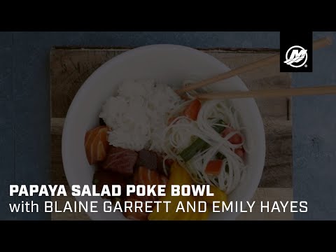 Cook Your Catch: Papaya Salad Poke Bowl