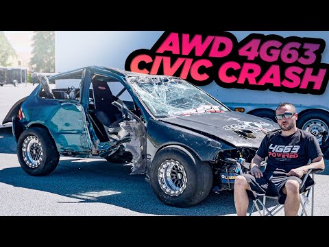 1300HP 4G63 AWD Civic WRECKS Racing Frustrate EG Honda (The Full Story)