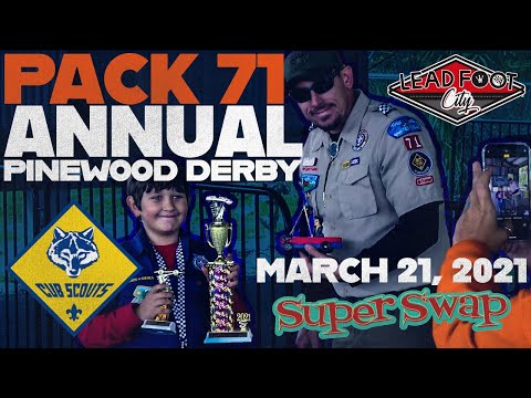 Pack 71's Pinewood Derby - at Lead Foot City