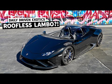 SMASHING a 1-of-1 800hp Lamborghini Hurucán EVO Aperta at Tire Slayer Studios!