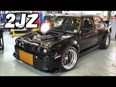 2JZ BMW E30 Widebody BRUTAL Highway Pulls (BADDEST Street Car in Panama!)