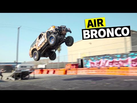 Big Air Bronco flies high at Tire Slayer Studios! Full send from the Bronco Factory squad