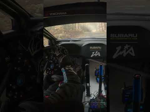 Lia Block dodges dust clouds at Lake Superior Forest Rally!