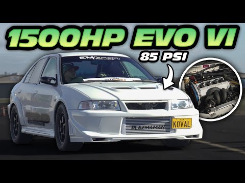 1500HP Evo 6 on 85PSI SCREAMS 11,000RPM! - CRAZIEST EVO IN AUSTRALIA?!