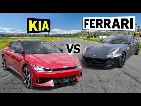 2024 Kia EV6 GT vs 700hp Ferrari FF // THIS vs THAT