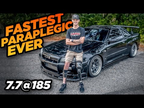 Fastest Paraplegic Ever! How Cars Saved His Life (7.7@185 Driving Paralyzed)