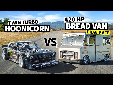 Our 400hp Merch Van Beat Ken Block’s 1,400hp Hoonicorn!? // Hoonicorn ...