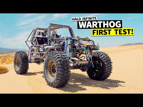 1ST SHRED TEST! 1,000hp #Halo #WARTHOG scumbag stress test in the desert