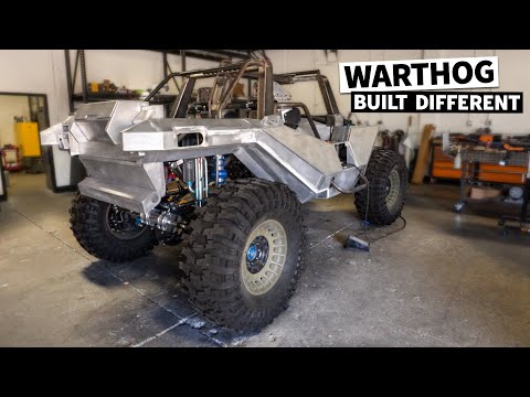 Bodywork is DONE! Our 1,000hp Halo Warthog's hand-built panels are ready for paint!