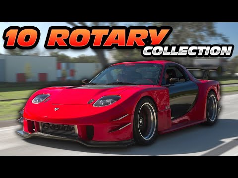 CRAZIEST 10 Rotary Rare RX7 Collection! (FOUR 3 ROTORS in SECRET HANGER)