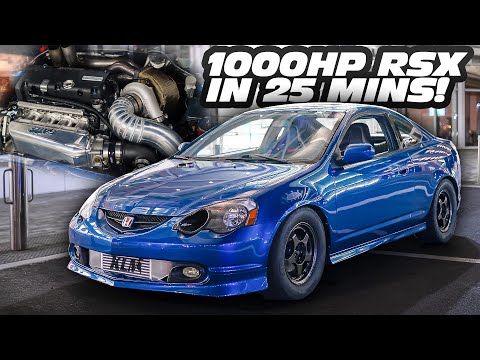 Building a 1000HP AWD RSX in 25 Mins! (WORLD'S FASTEST RSX GIVEAWAY!)