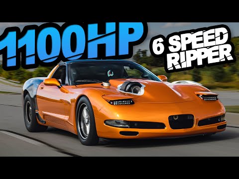 1100HP Turbo C5 Z06 - 6 Speed STREET RIPPER! (The Best Z06 for the Money?!)